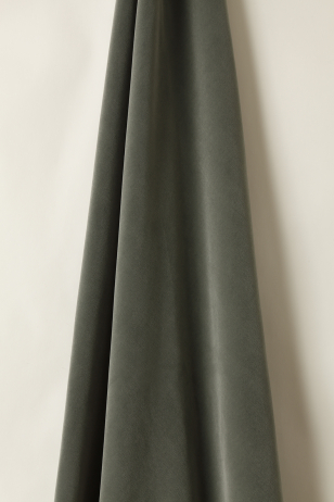 Cotton Velvet in Dolphin