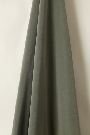 Cotton Velvet in Seafoam