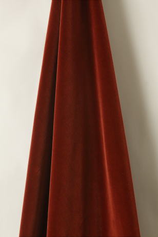Cotton Velvet in Cedar