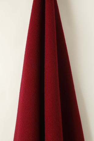 Heavy Weight Wool in Bordeaux