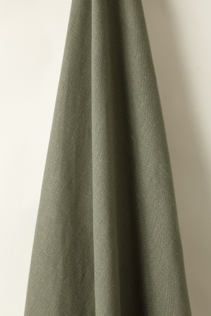 Heavy Weight Linen in Olive