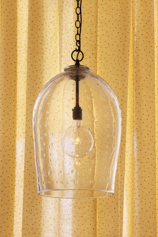Sheer Linen in Burgundy Spot on Honey