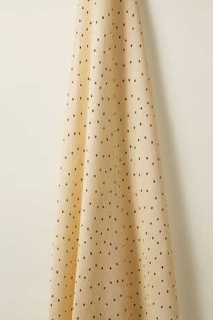 Sheer Linen in Burgundy Spot on Honey