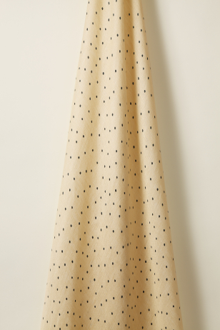 Sheer Linen in Teal Spot on Honey