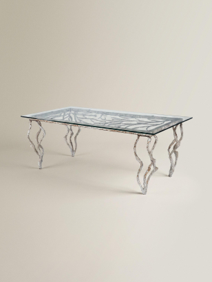 Large Artist-Made Dining Table Large Artist-Made Dining Table
