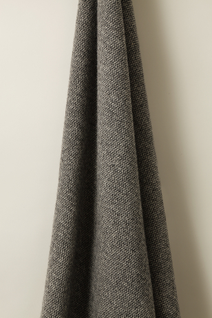 Textured Wool in Cinder Marl