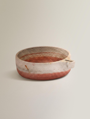 Mughal Period Red Sandstone Vessel