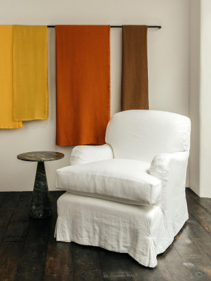 'Mummy' Armchair with Slipcover