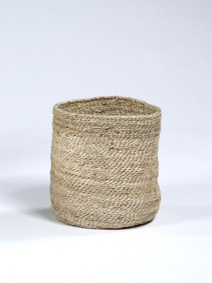 Waste Paper Basket in Jute
