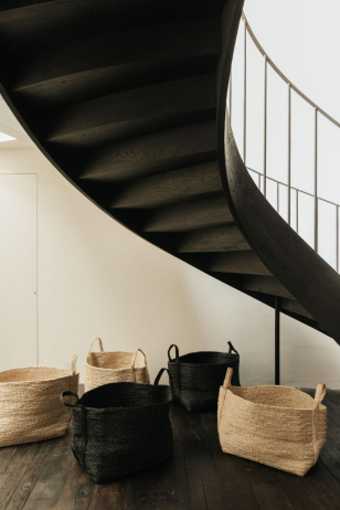 Square Basket in Jute
