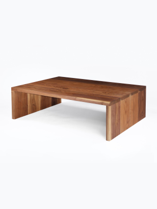 Large Walnut Coffee Table
