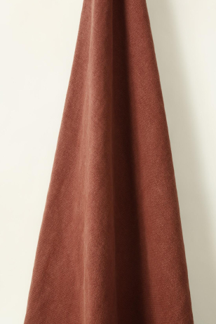 Heavy Weight Linen in Firebrick