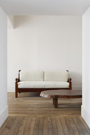 'Chesa Laria' Walnut Sofa