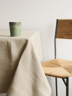 Square Linen Tablecloth
