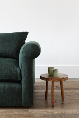 Linen Wool Blend in Emerald