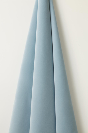 Heavy Weight Cotton Velvet in Sky