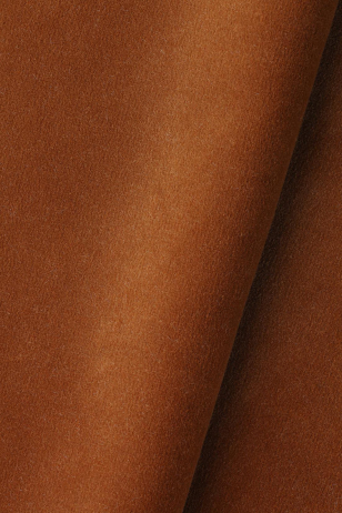 Heavy Weight Cotton Velvet in Burnt Sienna
