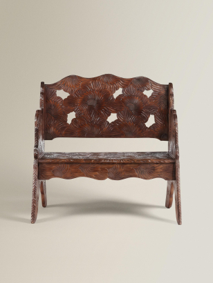 Japanese Export Chrysanthemum Bench
