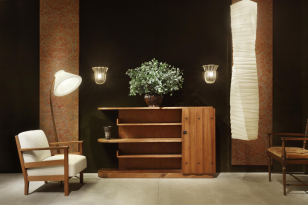 Early Akari J1 Hanging Light Sculpture