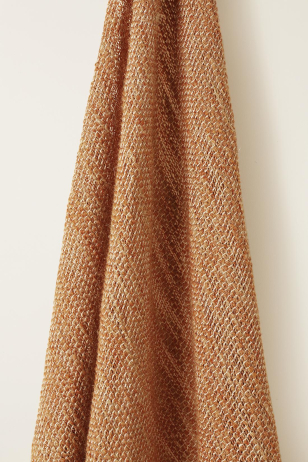 Sheer Linen Wool Blend in Hessian