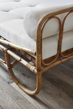 1960's Italian Bamboo Daybed