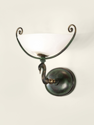 Set of Eight Art Deco Swan Neck Wall Lights