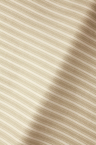 Heavy Weight Linen Ticking in Cookies and Cream