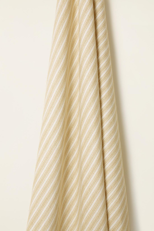 Heavy Weight Linen Ticking in Banana Split