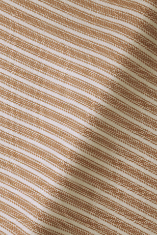 Heavy Weight Linen Ticking in Rum and Raisin