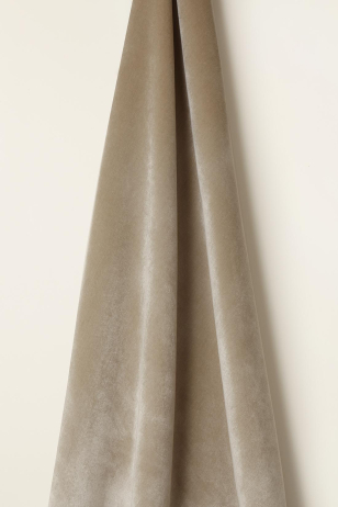 Silk Velvet in Fallow