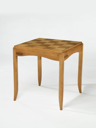 1950's Oak Games Table by Victor Courtray