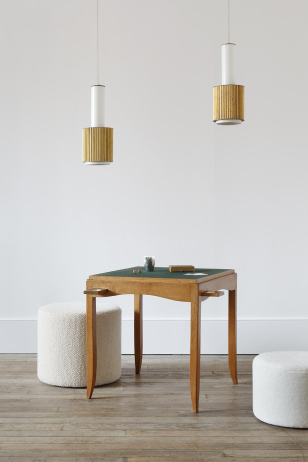 1950's Oak Games Table by Victor Courtray