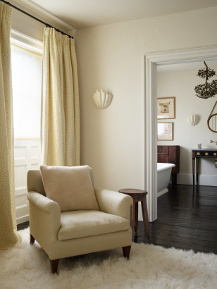 Plaster Shell Uplighter 