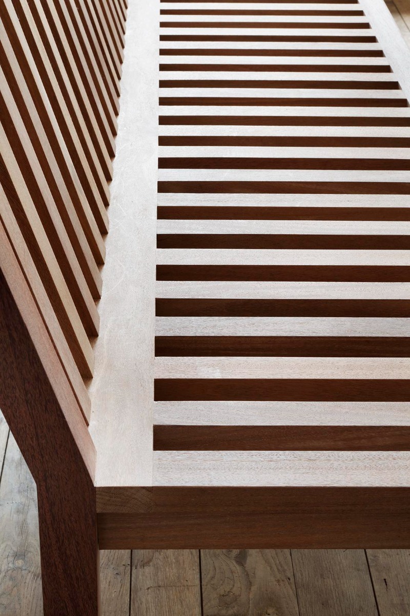 Slatted Bench