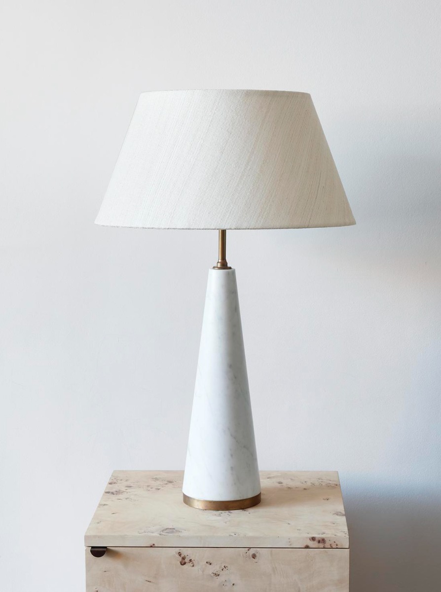 Marble Cone Table Lamp